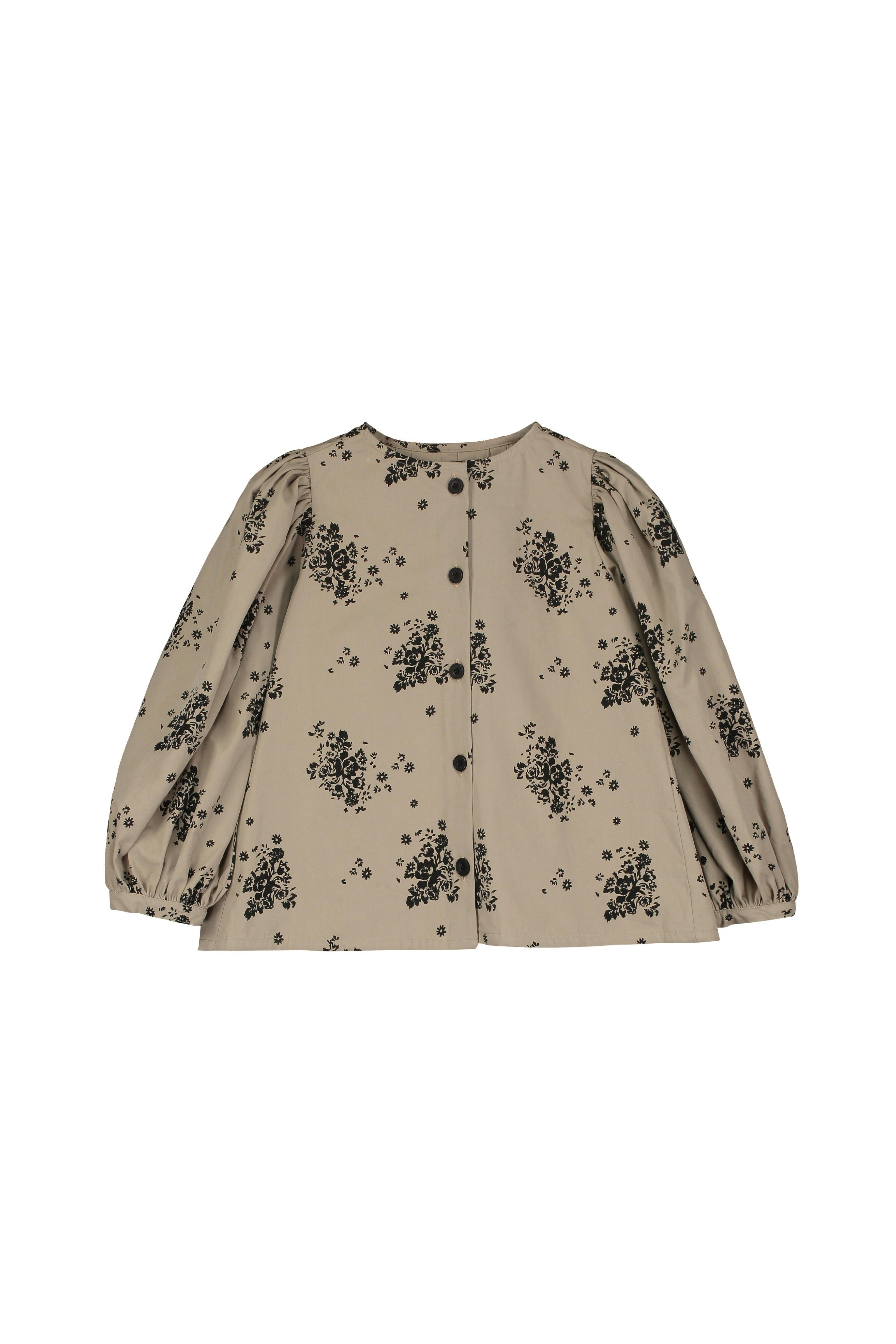 Lilly Shirt Camel & Black