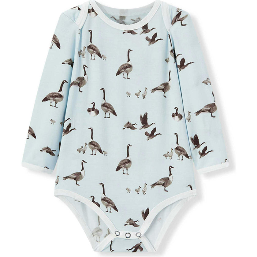 Goose Luxe Stretch Long Sleeve One Piece