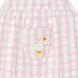 Baby Duck Gingham Dungarees