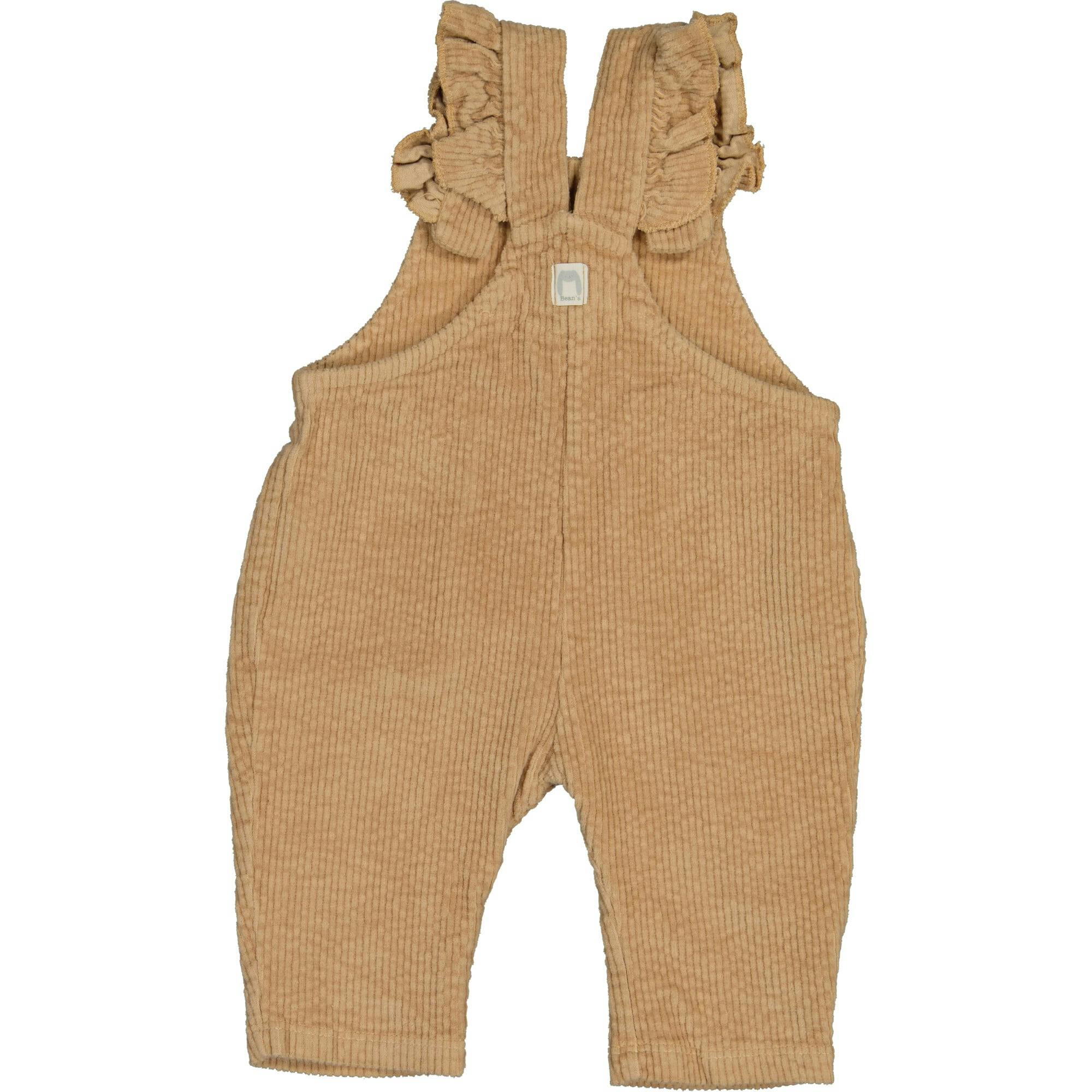 Corduroy Overall with ruffle detail