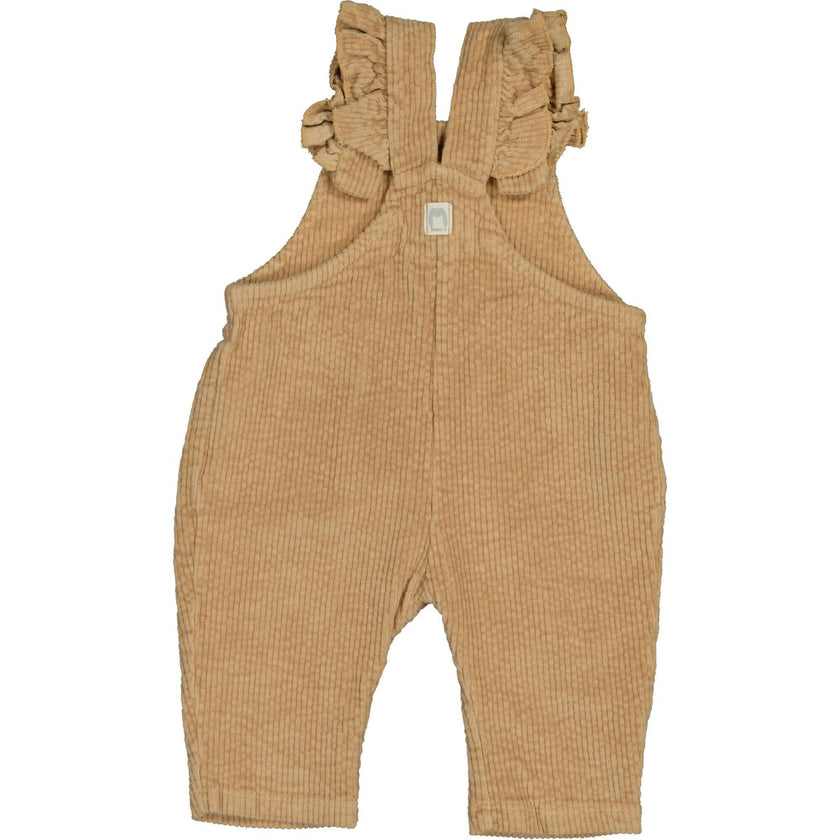 Corduroy Overall with ruffle detail