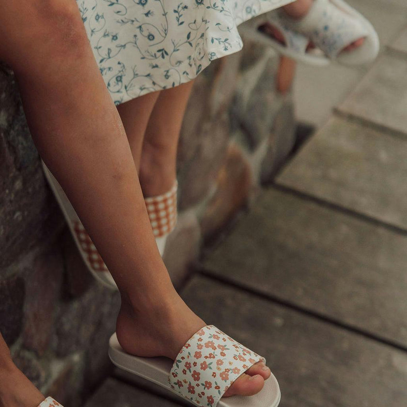 Slide Sandal | Patterns - Sunset Meadow