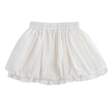 White Lace-Trim Skirt Ensemble