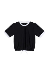 black/white dance tee