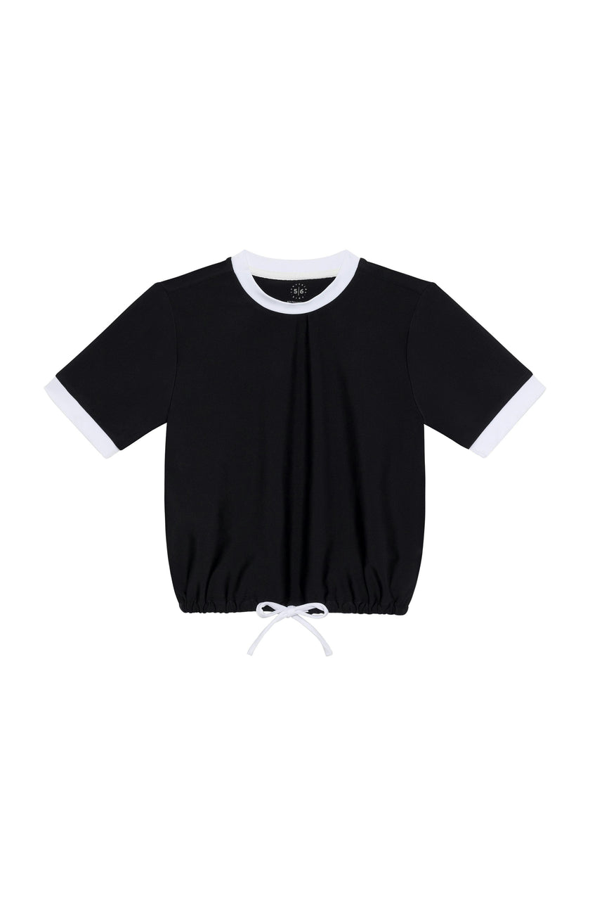 black/white dance tee