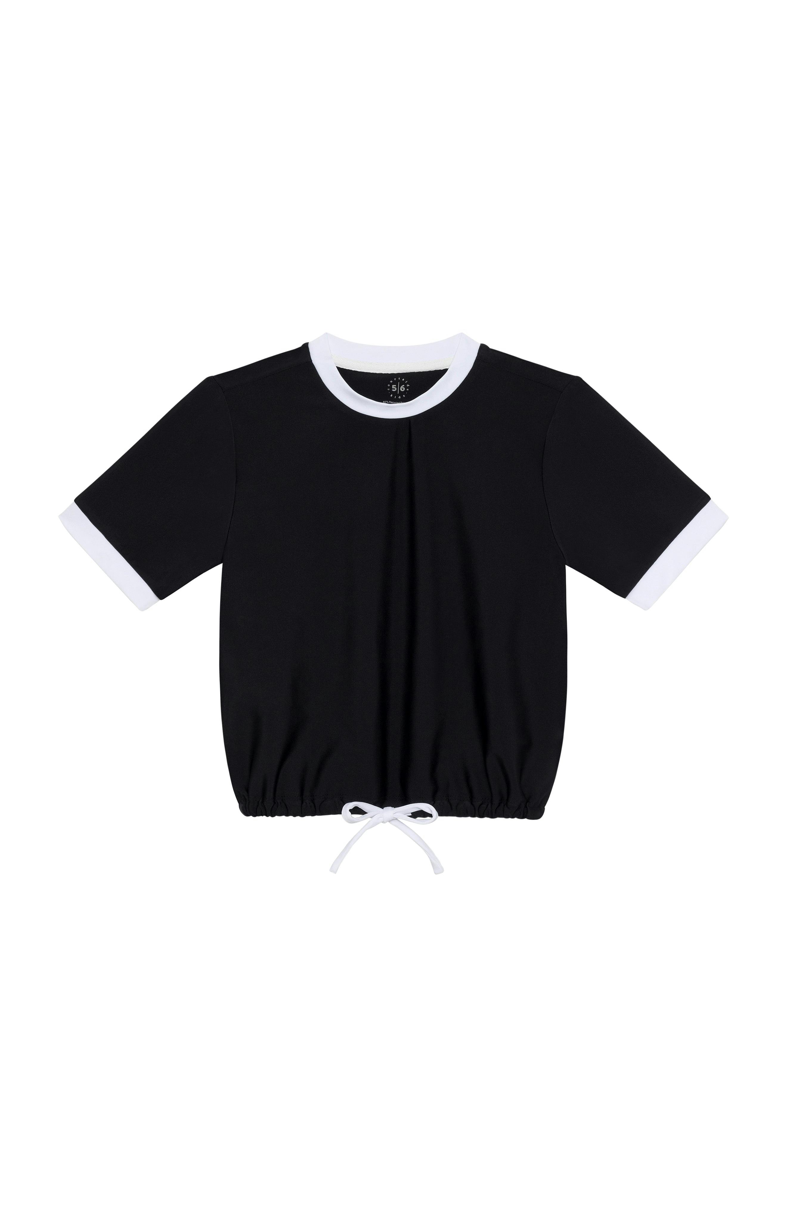 black/white dance tee