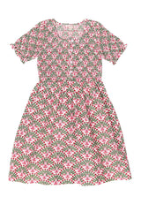 Mini Parker Dress in Floral Fan