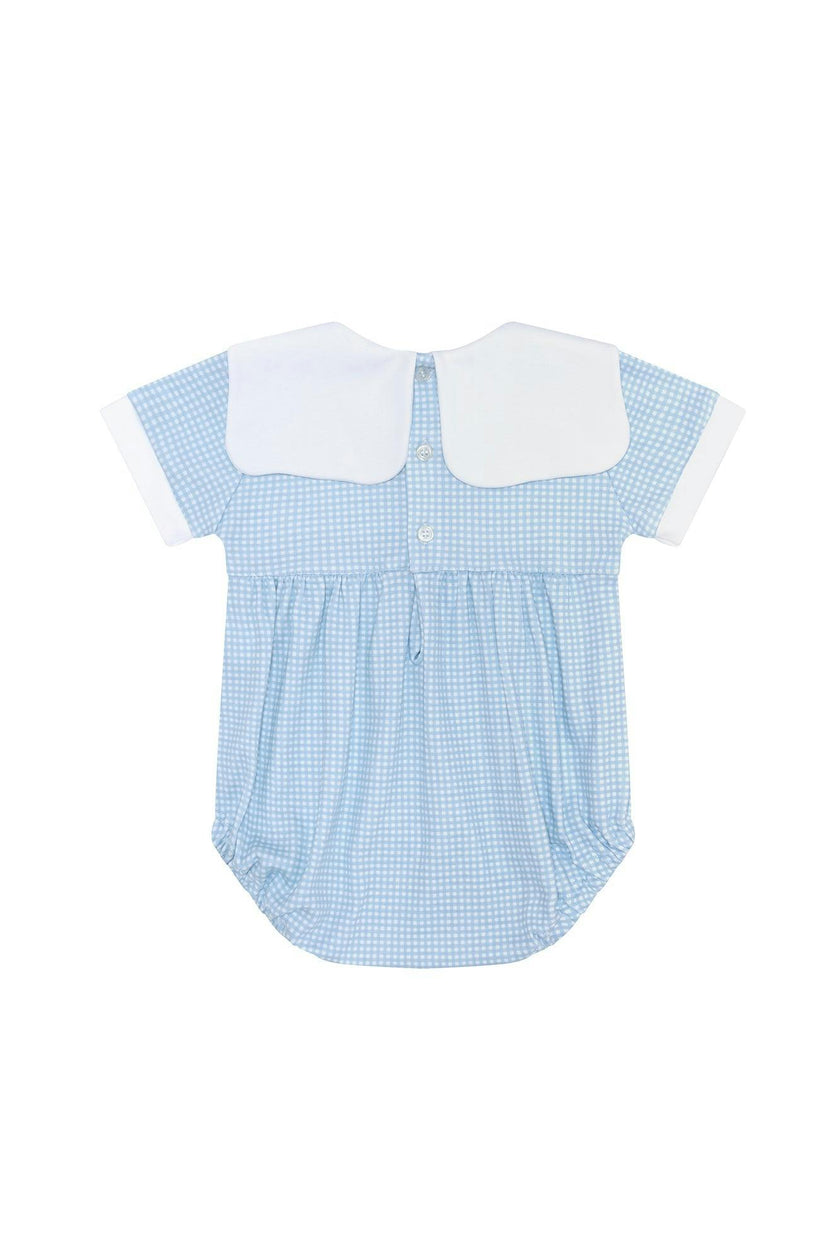 Blue Gingham Baby Bubble