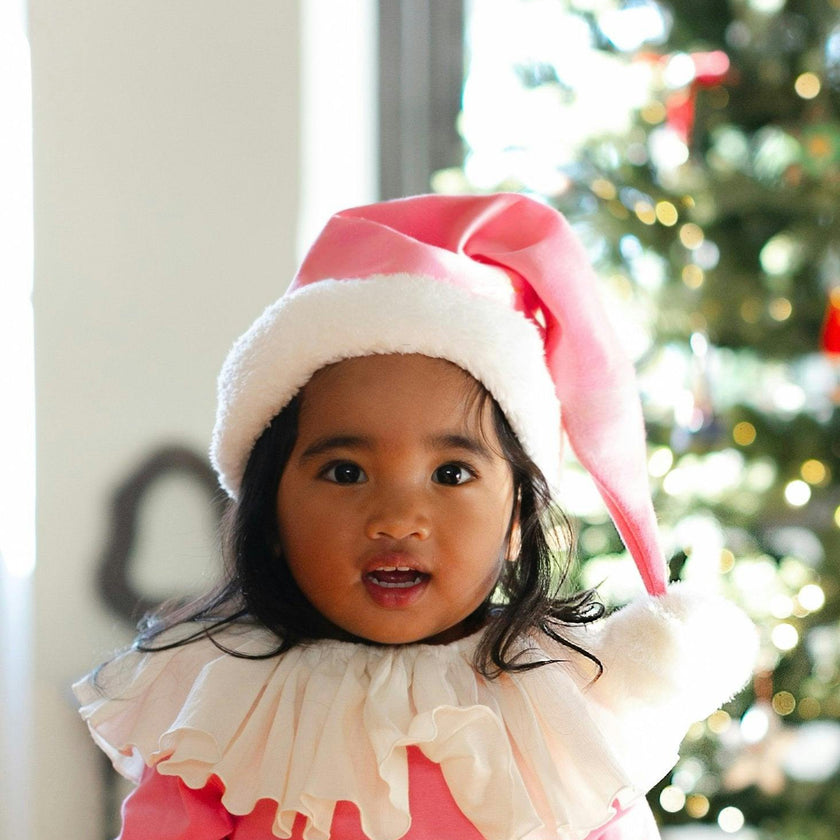 Pink Holiday Elf Pajama Costume