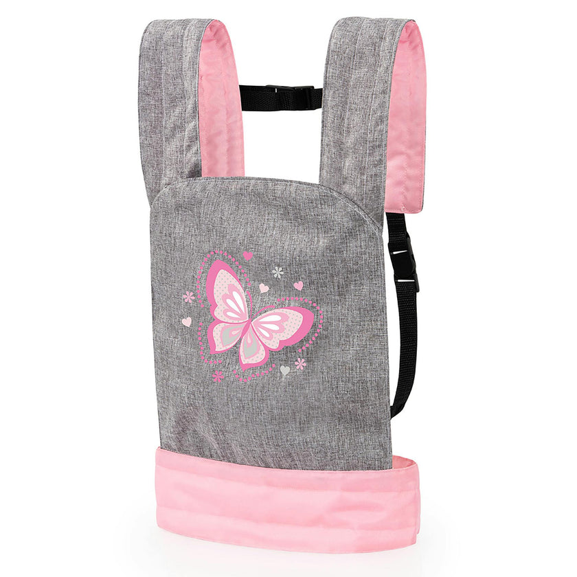 Bayer Design Dolls: Carrier Modern Design - GY,PK,Butterfly
