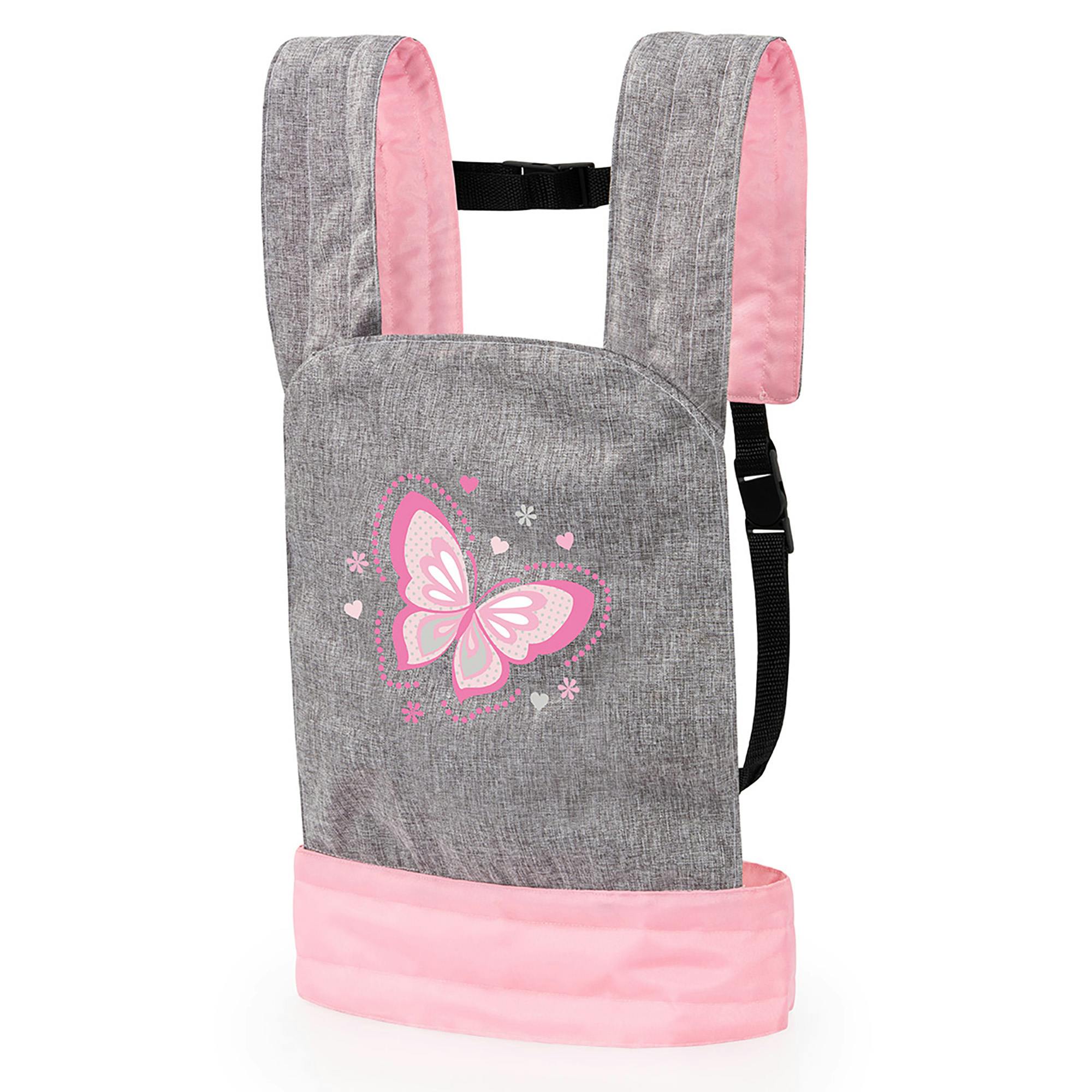 Bayer Design Dolls: Carrier Modern Design - GY,PK,Butterfly