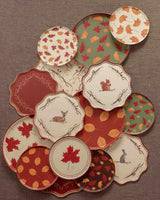 Whispering Woods Dessert Plate Set in Sylvie