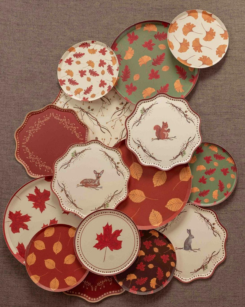 Whispering Woods Dessert Plate Set in Sylvie