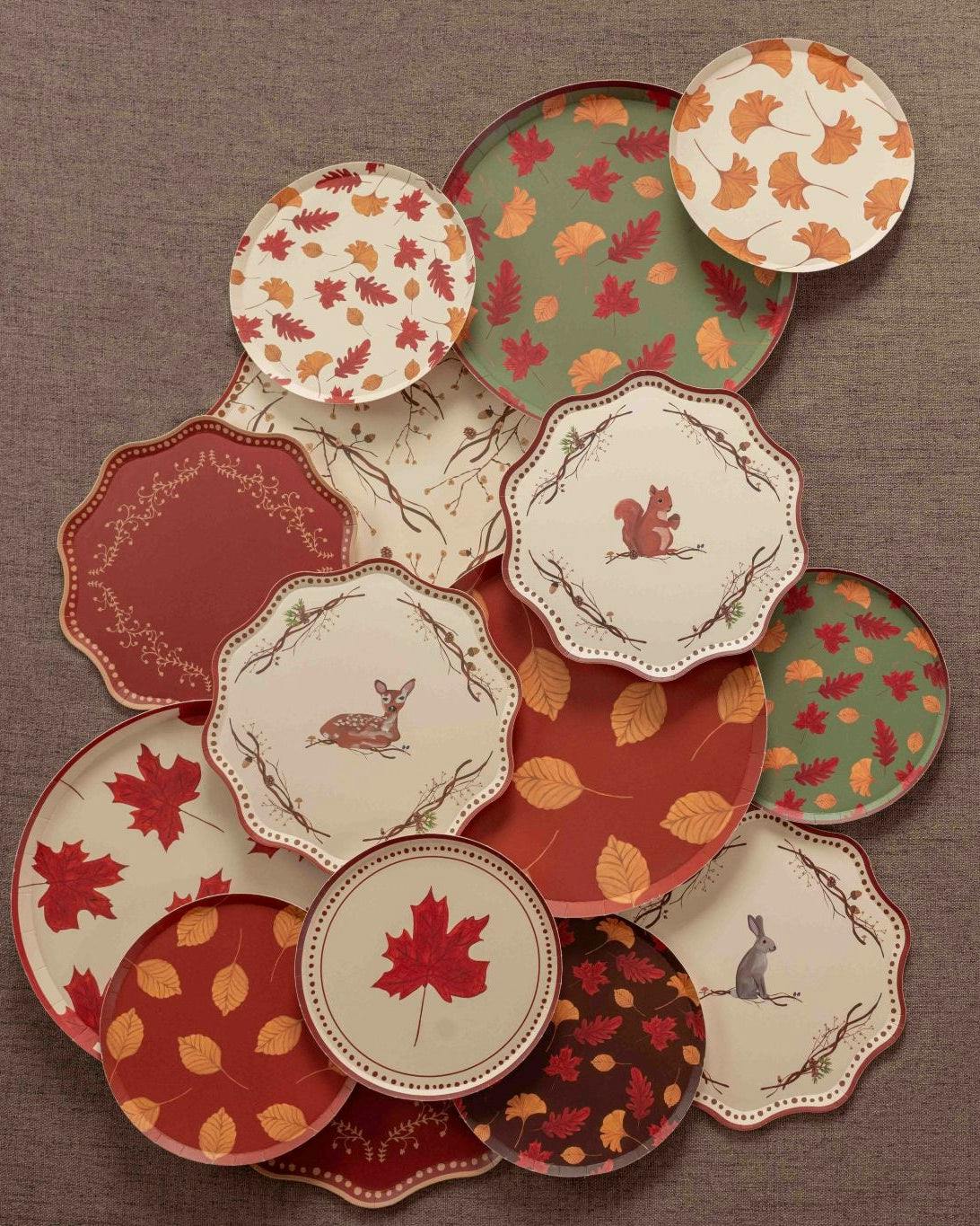 Whispering Woods Dessert Plate Set in Sylvie