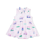 Vintage Golf Carts Pink - Polo Tennis Dress
