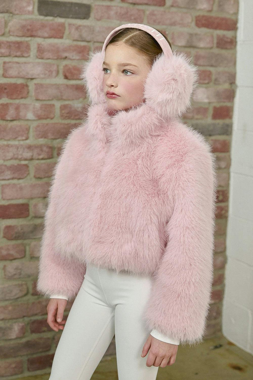 Faux Fur Crop Jacket