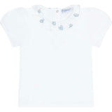 Blue Heart Print Tee
