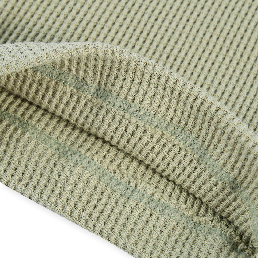 Tea Waffle Knotted Beanie Hat