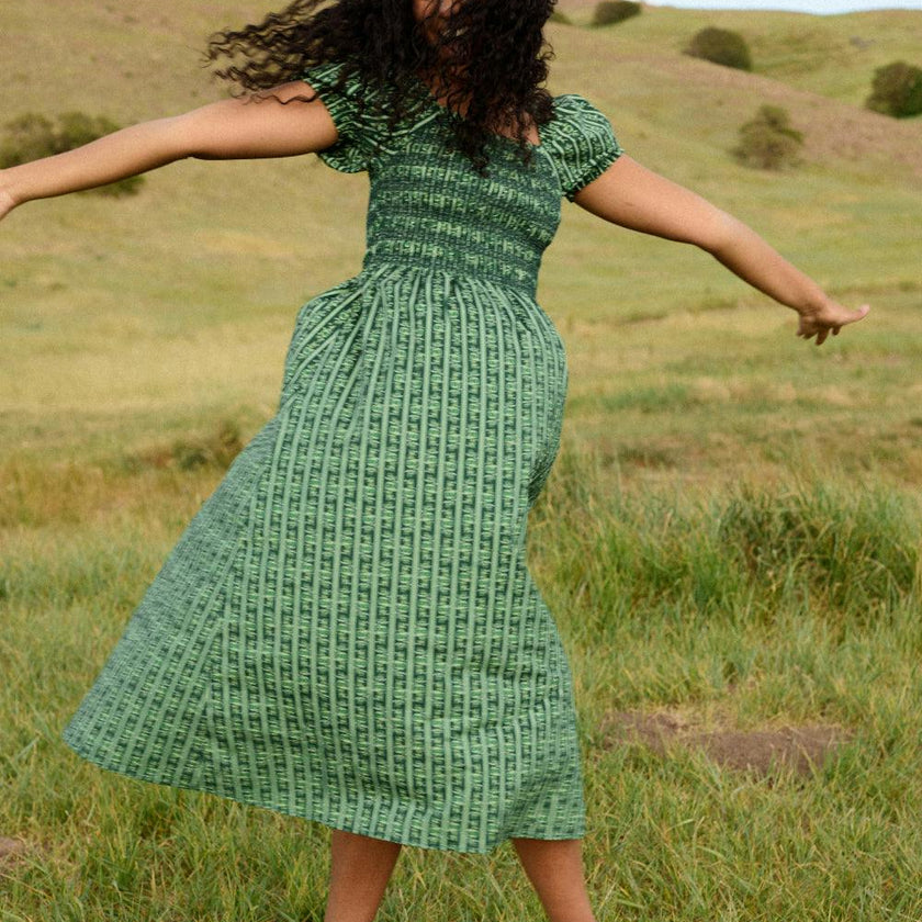 Sunday Best Dress in Pine Felicity Floral