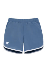 slate retro super short with white piping