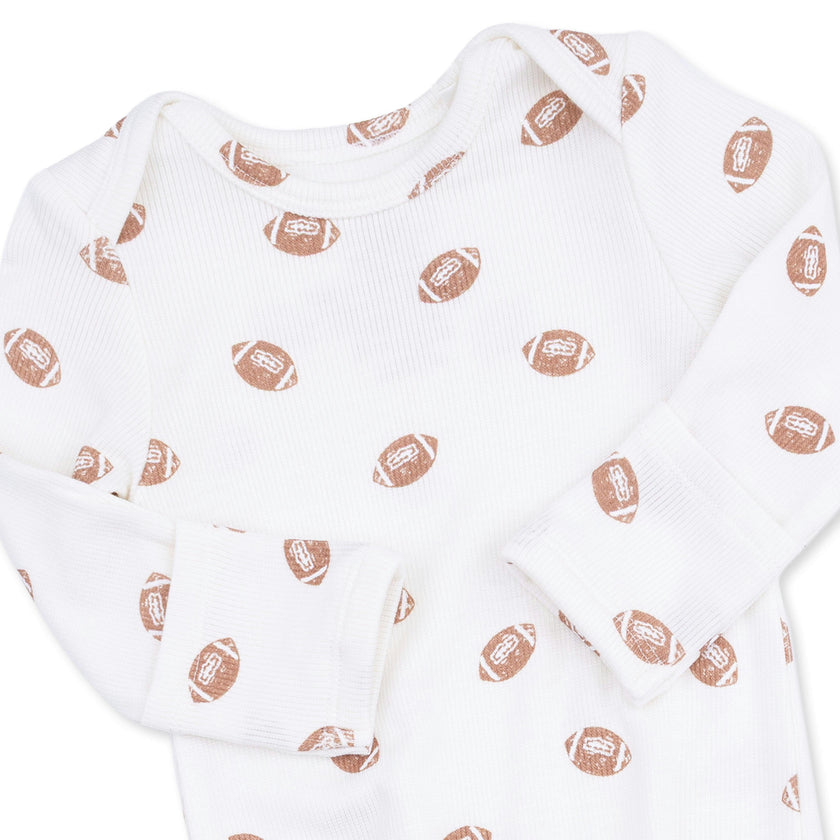Mini Footballs - Knotted Gown and Knotted Hat