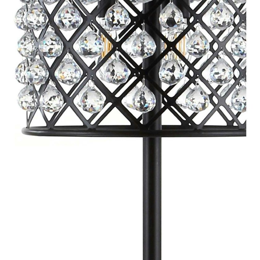 Elizabeth 60" Crystal/Metal LED Floor Lamp