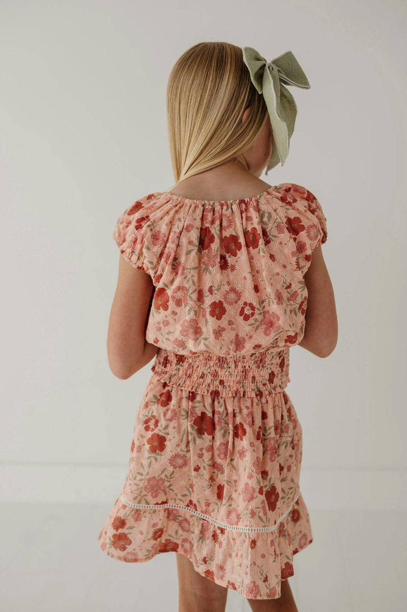 Eyelet Peasant Top