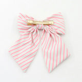 Santa Stripe Bow