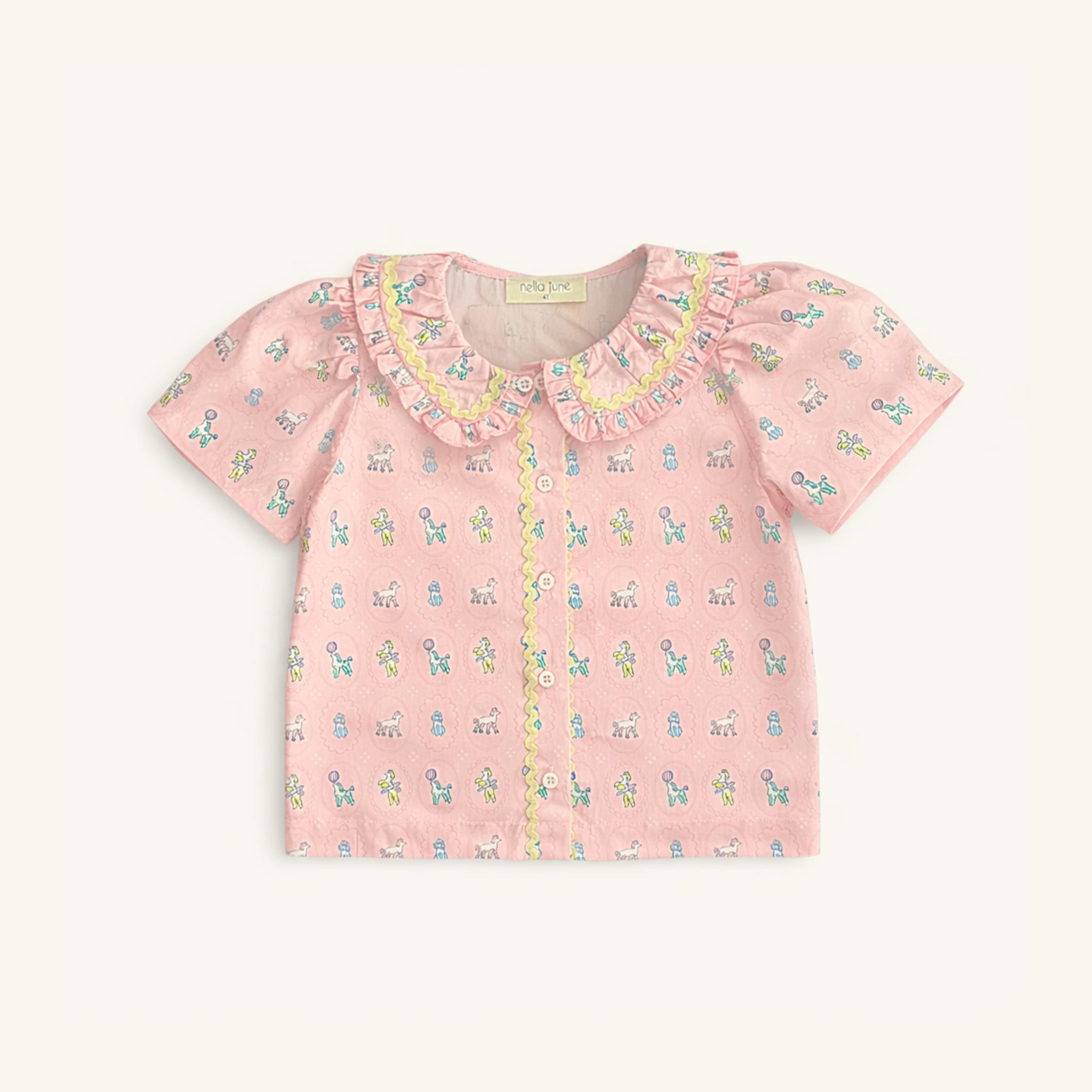 Rick Rack Blouse in Poodle