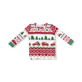 Red Truck Fair Isle - Long Sleeve Loungewear Set