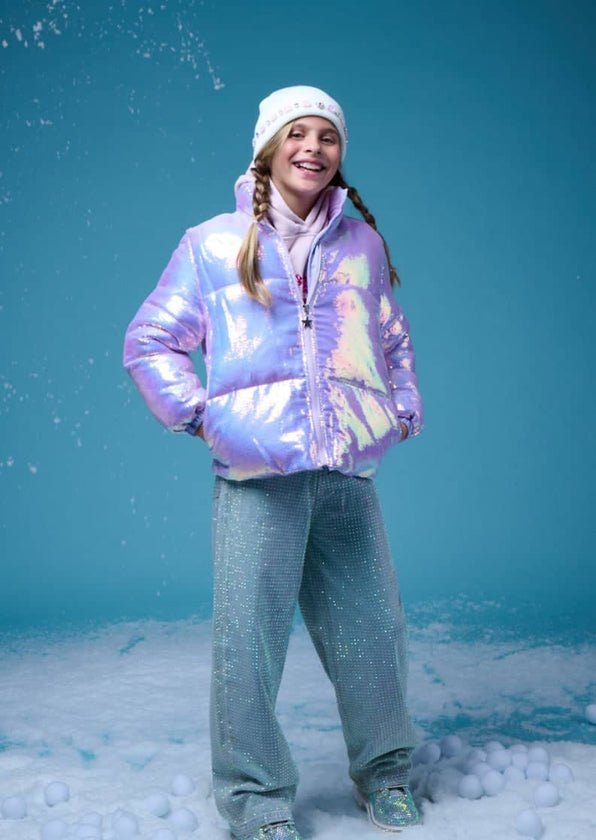 Lavender Shimmer Puffer