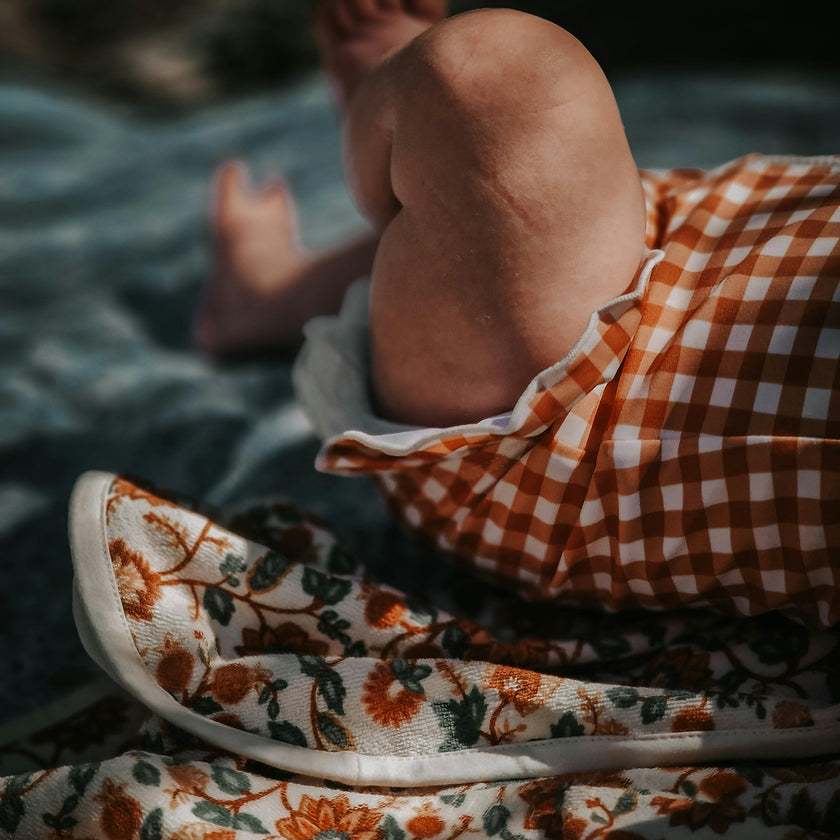 Bathing Towel Poncho | Organic Cotton - In Bloom