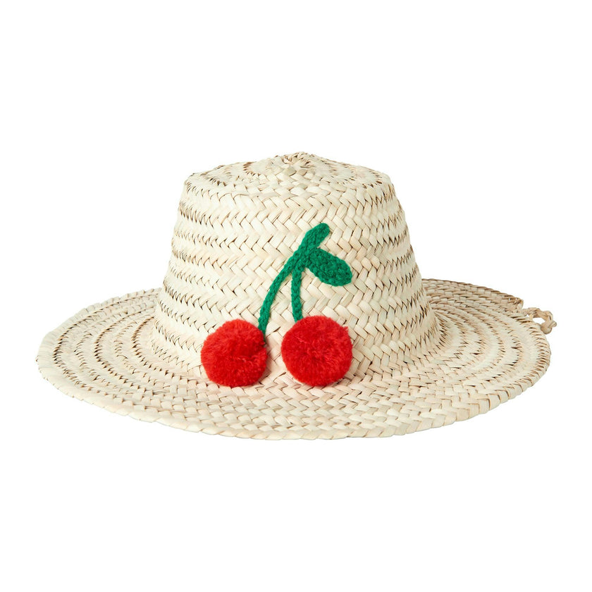 Cherry Straw Hat