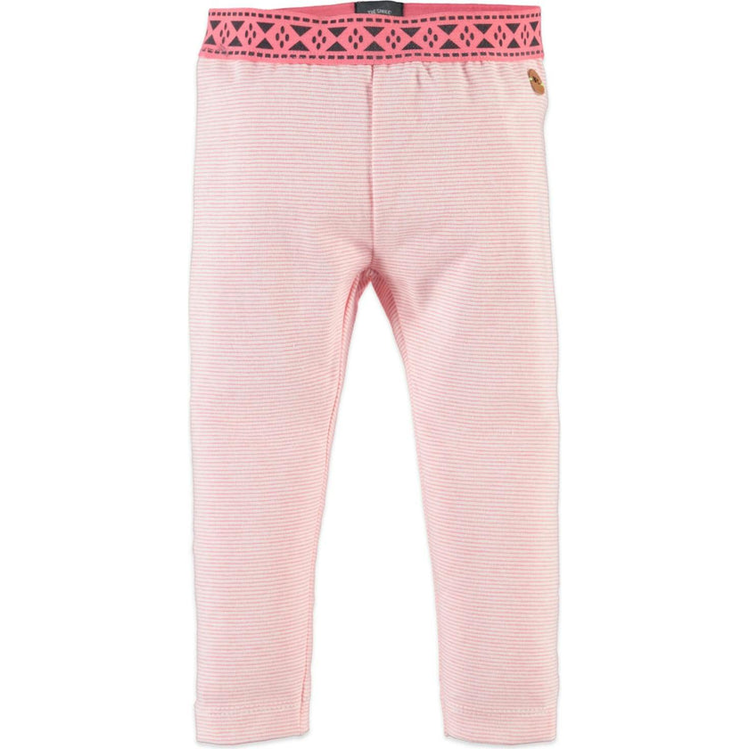 Abstract Waistband Leggings