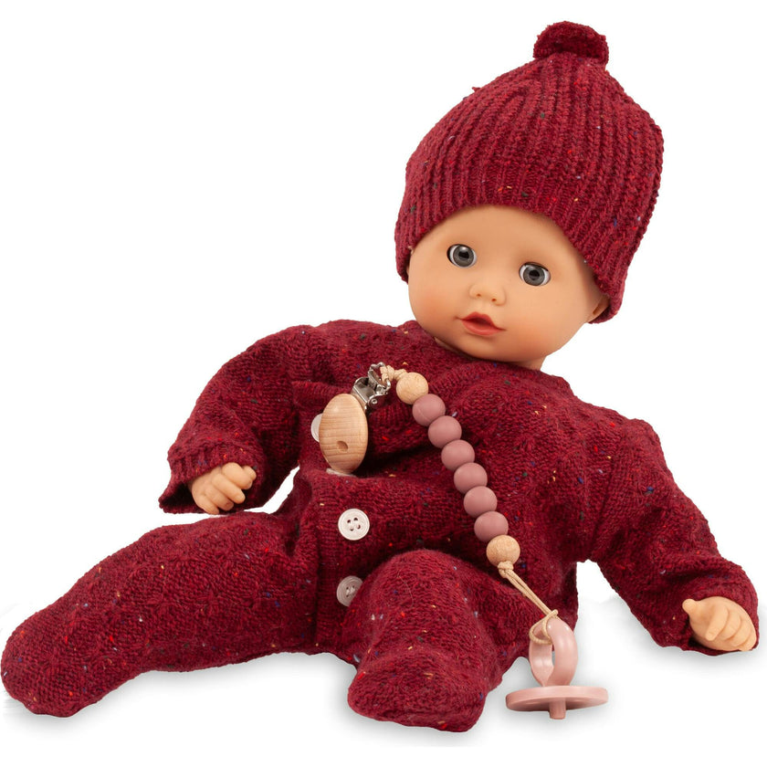 Gotz Muffin Baby “Jubilee” 13" Soft‑Body Baby Doll with Brown Sleeping Eyes