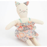Floral Kitty Mini Suitcase Doll