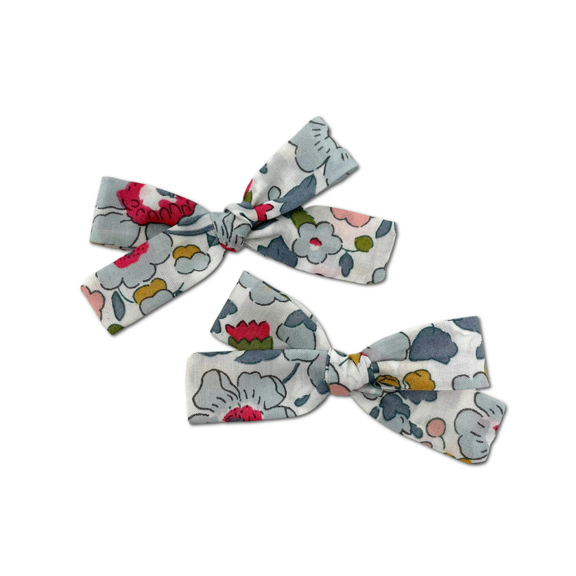 LuluLuvs Skinny Ribbon Pigtail Bows