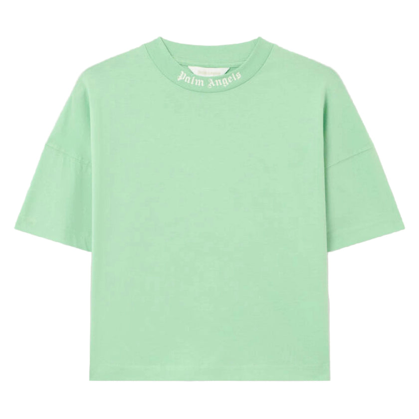 Green Overlogo Crewneck T-Shirt
