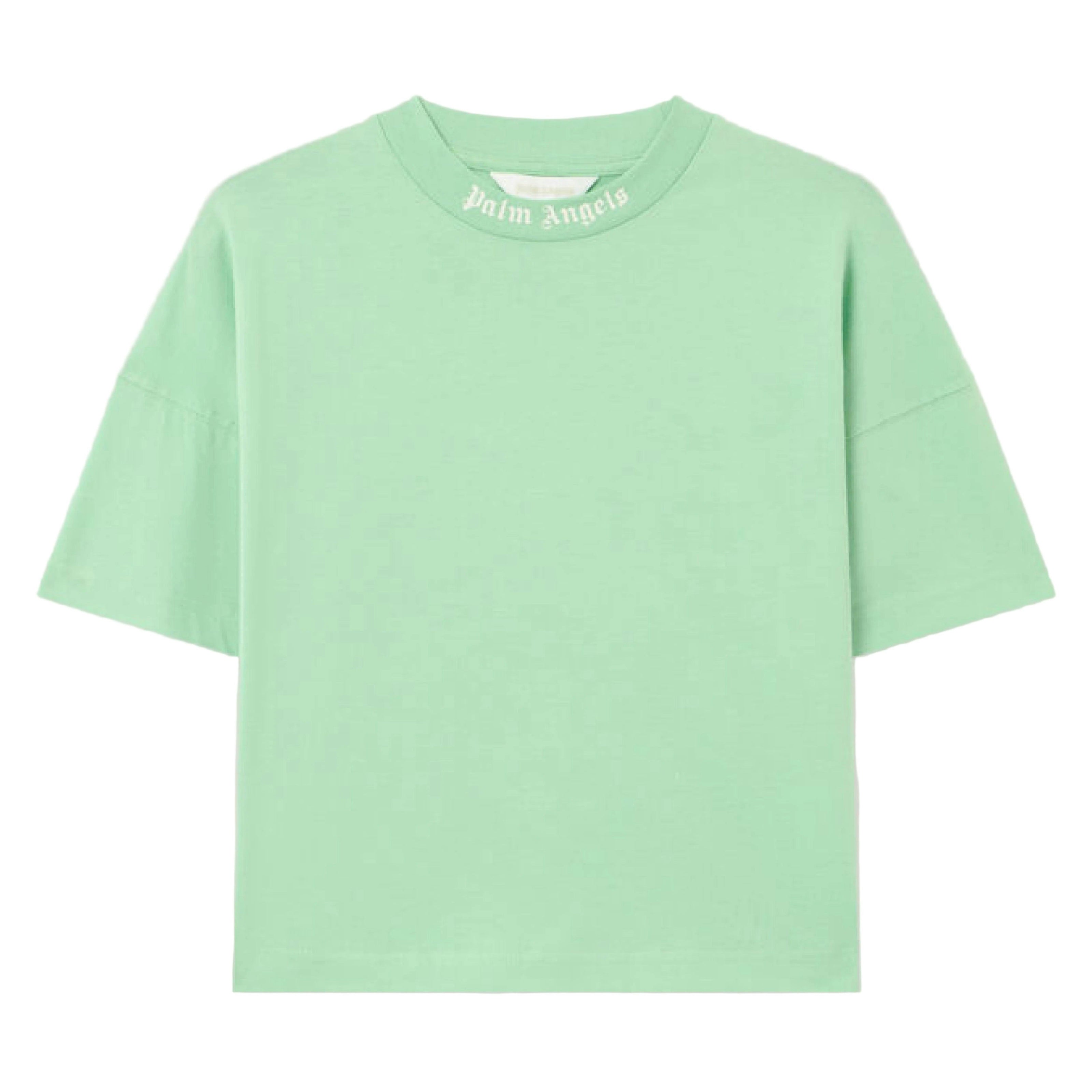 Green Overlogo Crewneck T-Shirt