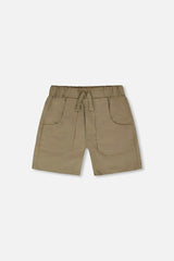 Parachute Shorts With Patch Pockets