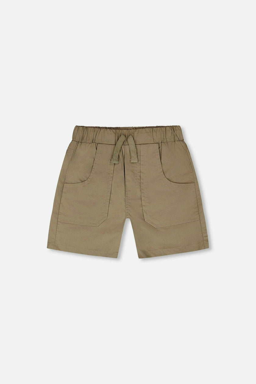 Parachute Shorts With Patch Pockets