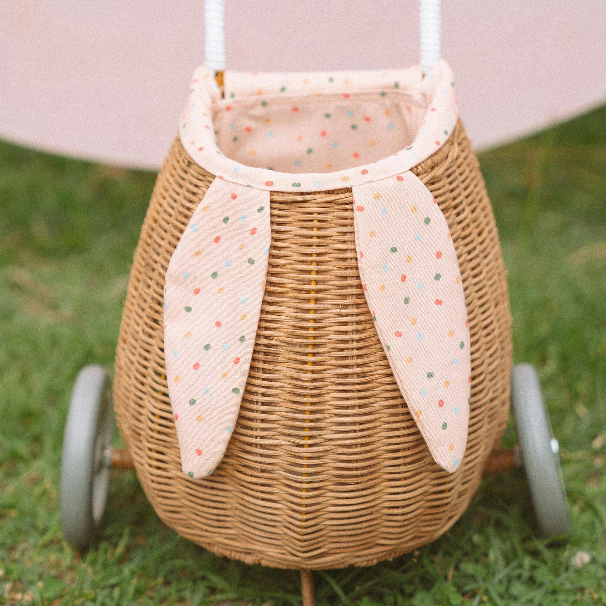 Rattan Luggy with Lining – Gumdrop