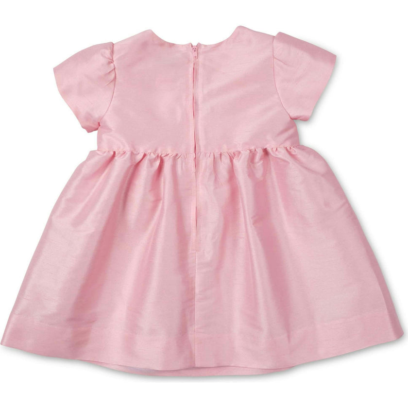Dupioni Dress With Flower Vines