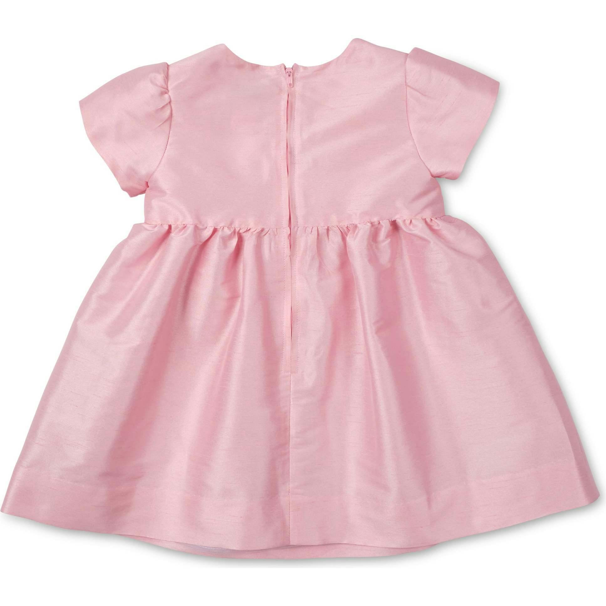 Dupioni Dress With Flower Vines
