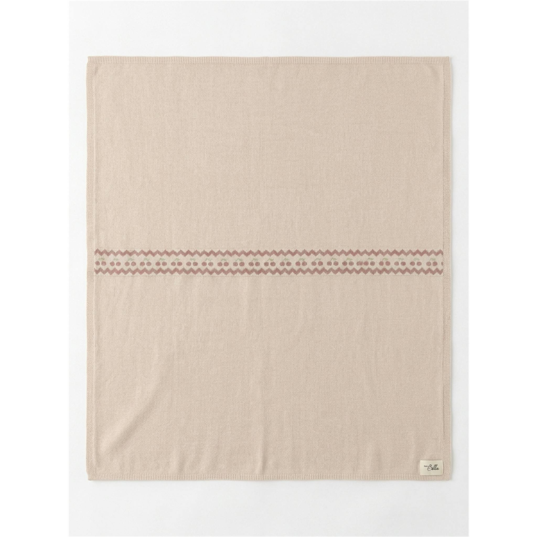 Knit Blanket With Cherry
