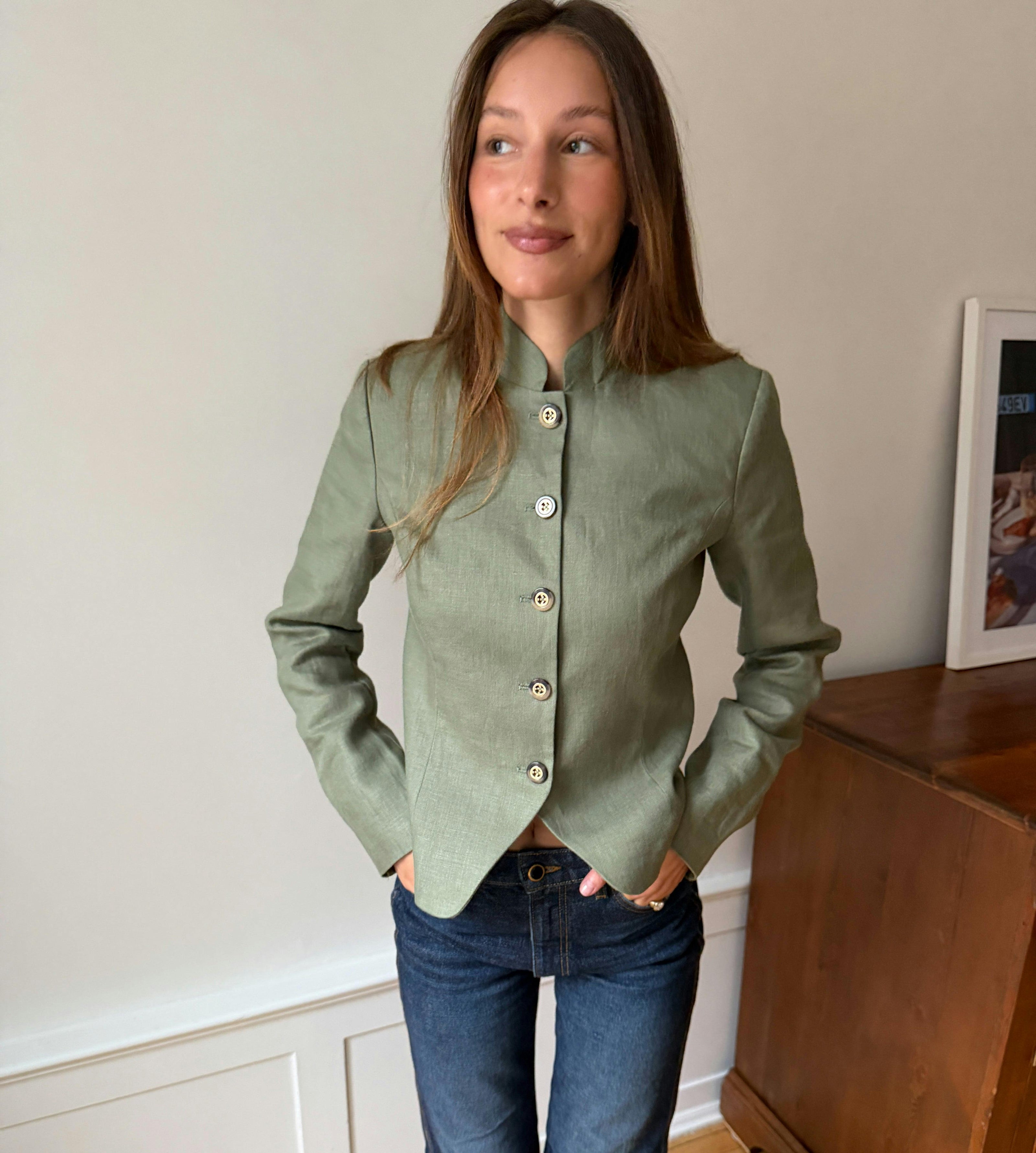 The Valerie Jacket - Olive