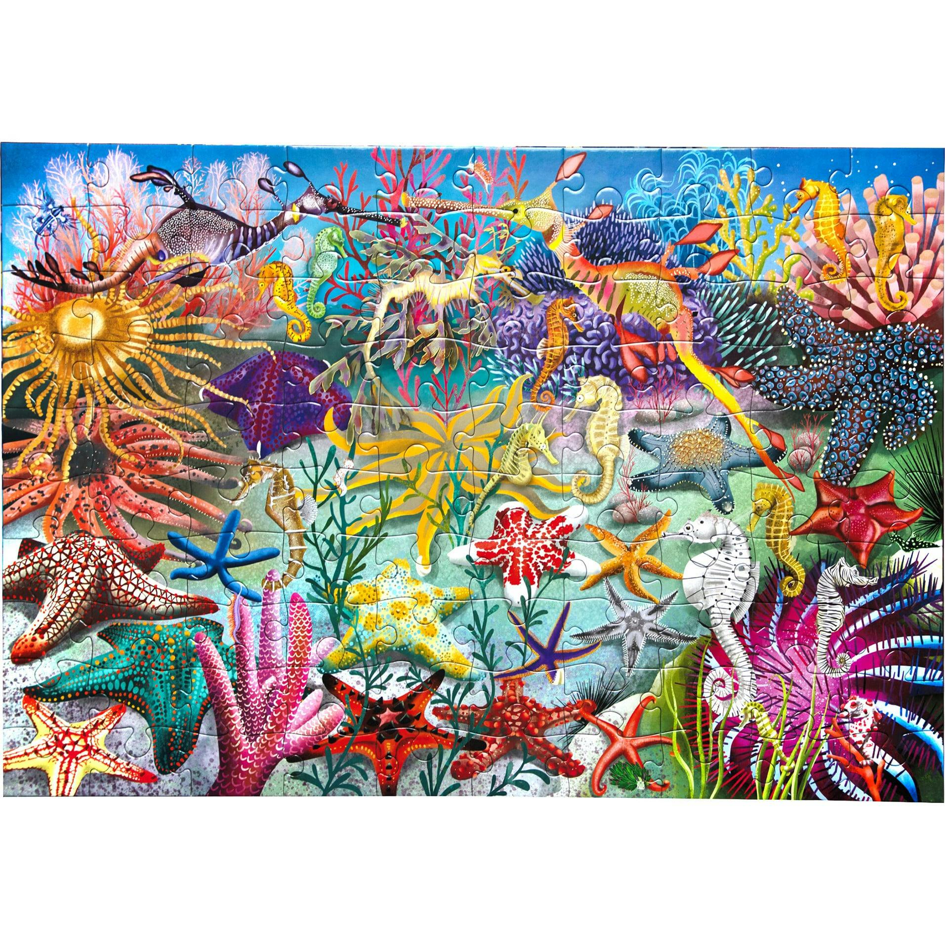 100 Piece Puzzle: Seahorses