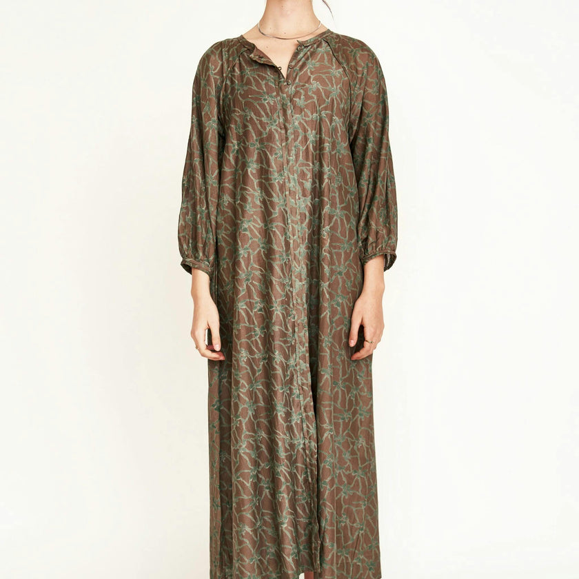 Somerset Dress in Molten Kudzu