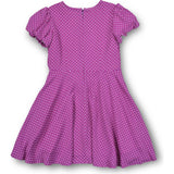 Polka Dot Dress W/Bubble Sleeves