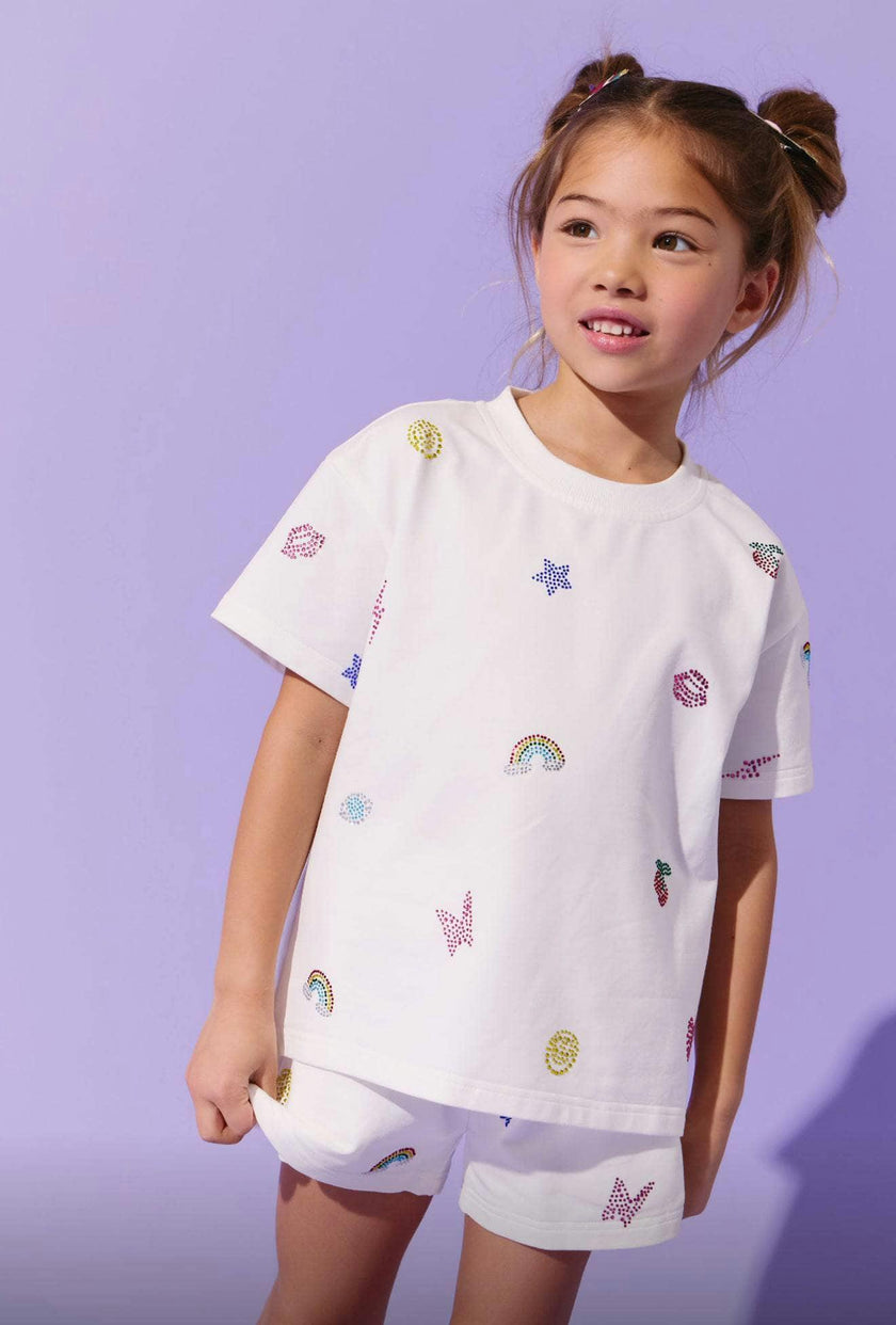 Crystal Doodle Short Set